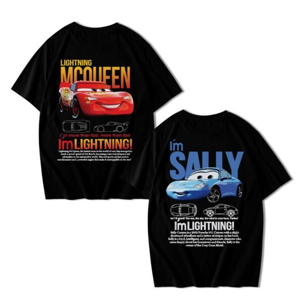 Kit Camisas de Casal Relâmpago McQueen Carros (Combo 2 Peças)