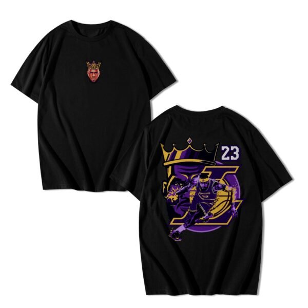 Camiseta NBA Basquete King LeBron James Lakers Streetwear Algodão
