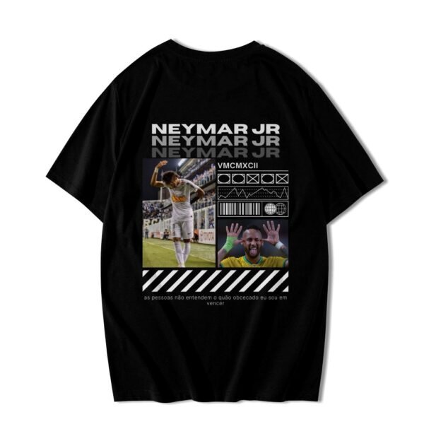Camisa de Futebol Neymar Jr Santos & Brasil Streetwear Algodão