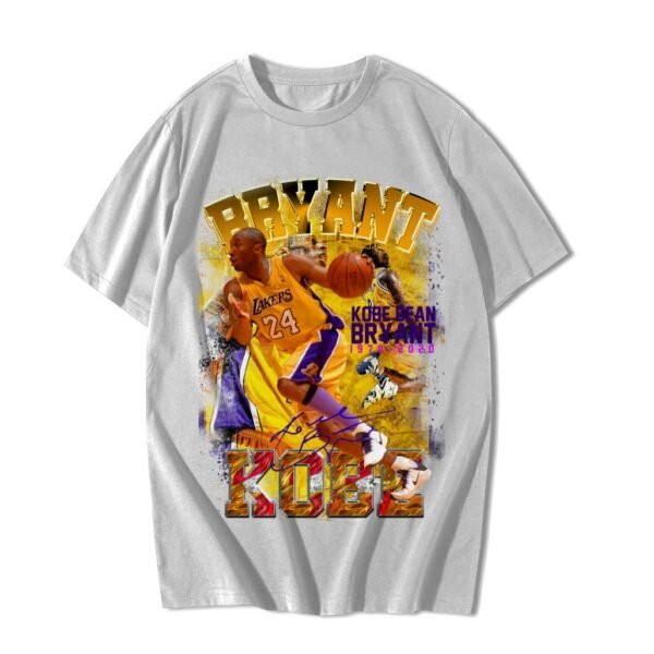 Camiseta NBA Basquete Kobe Bryant 8 Black Mamba Streetwear Algodão