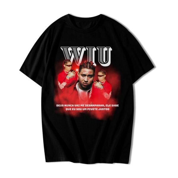 Camiseta Trap WIU Coração de Gelo 30PRAUM Streetwear Algodão