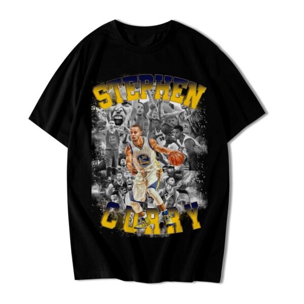 Camiseta NBA Basquete Stephen Curry Warriors 30 Streetwear Algodão
