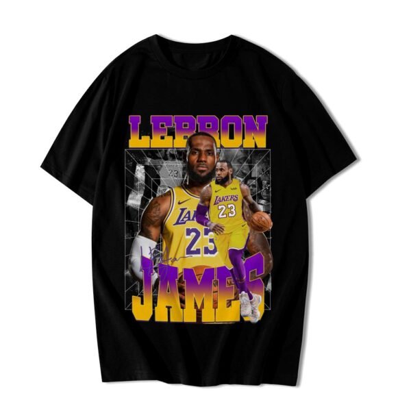 Camiseta NBA Basquete LeBron James 23 Streetwear 100% Algodão