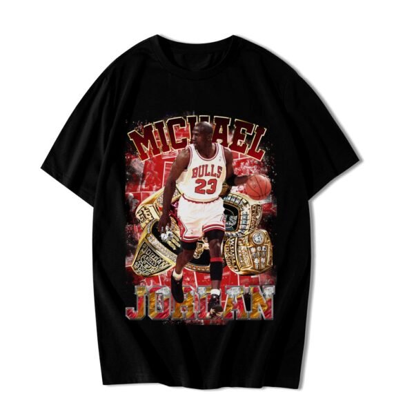 Camiseta NBA Basquete Michael Jordan Bulls 23 Streetwear Algodão