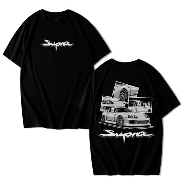 Camiseta Toyota Supra MK4 Turbo Tuning JDM Streetwear Algodão