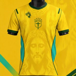 Camisa Brasil Amarela Jesus