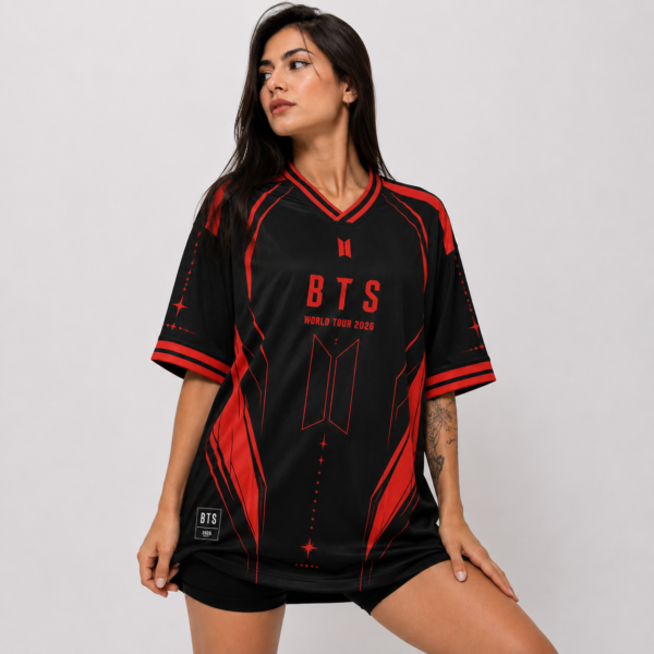 Camiseta K-Pop BTS World Tour Turnê Mundial Streetwear 100% Poliester