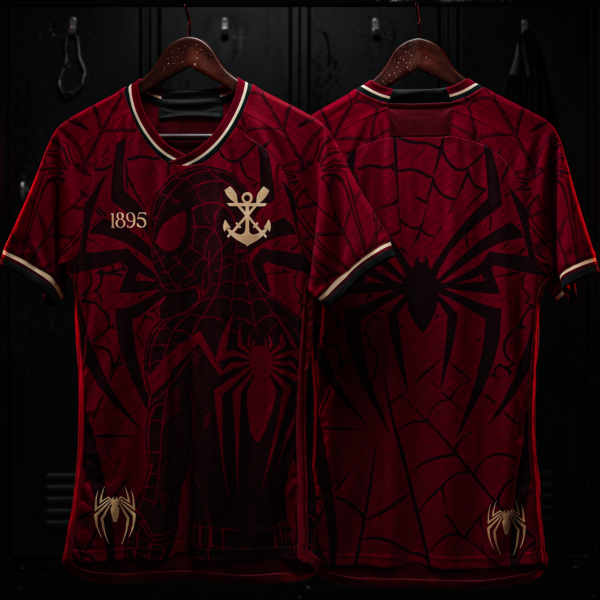 Camisa Flamengo Homem Aranha Spider Mengão Futebol Dry Fit
