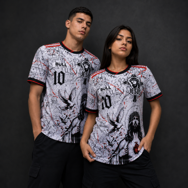 Camisa Jesus Cristo Eterno Salvador Fé Cristã Dry Fit