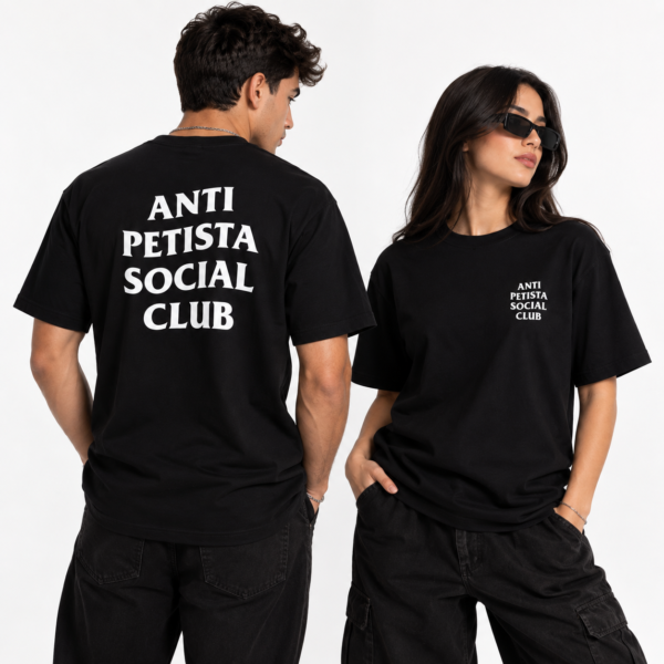Camiseta Anti Petista 2026 Streetwear 100% Algodão Premium