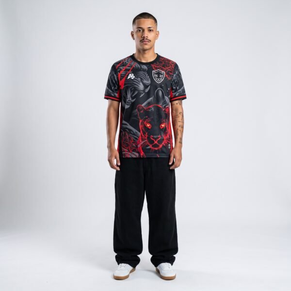 Camisa de Futebol Black Panther Pantera Negra Dry Fit