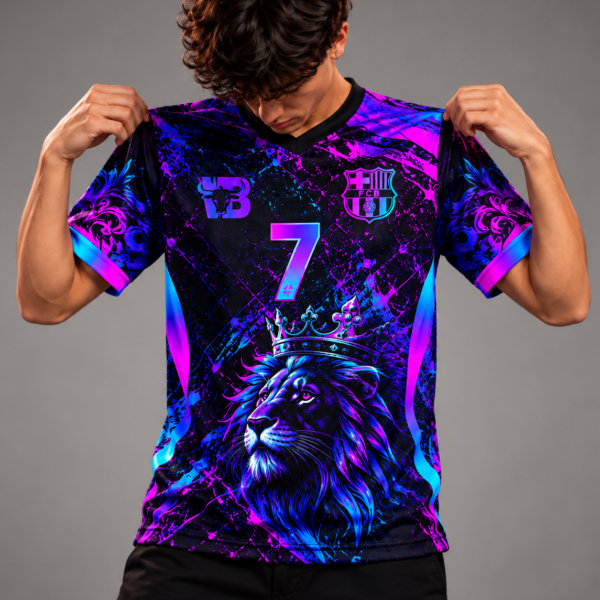 Camisa de Futebol Barcelona Leão Concept Dry Fit Especial