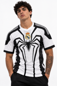 Camisa Time Real Madrid Homem Aranha 100% Poliester